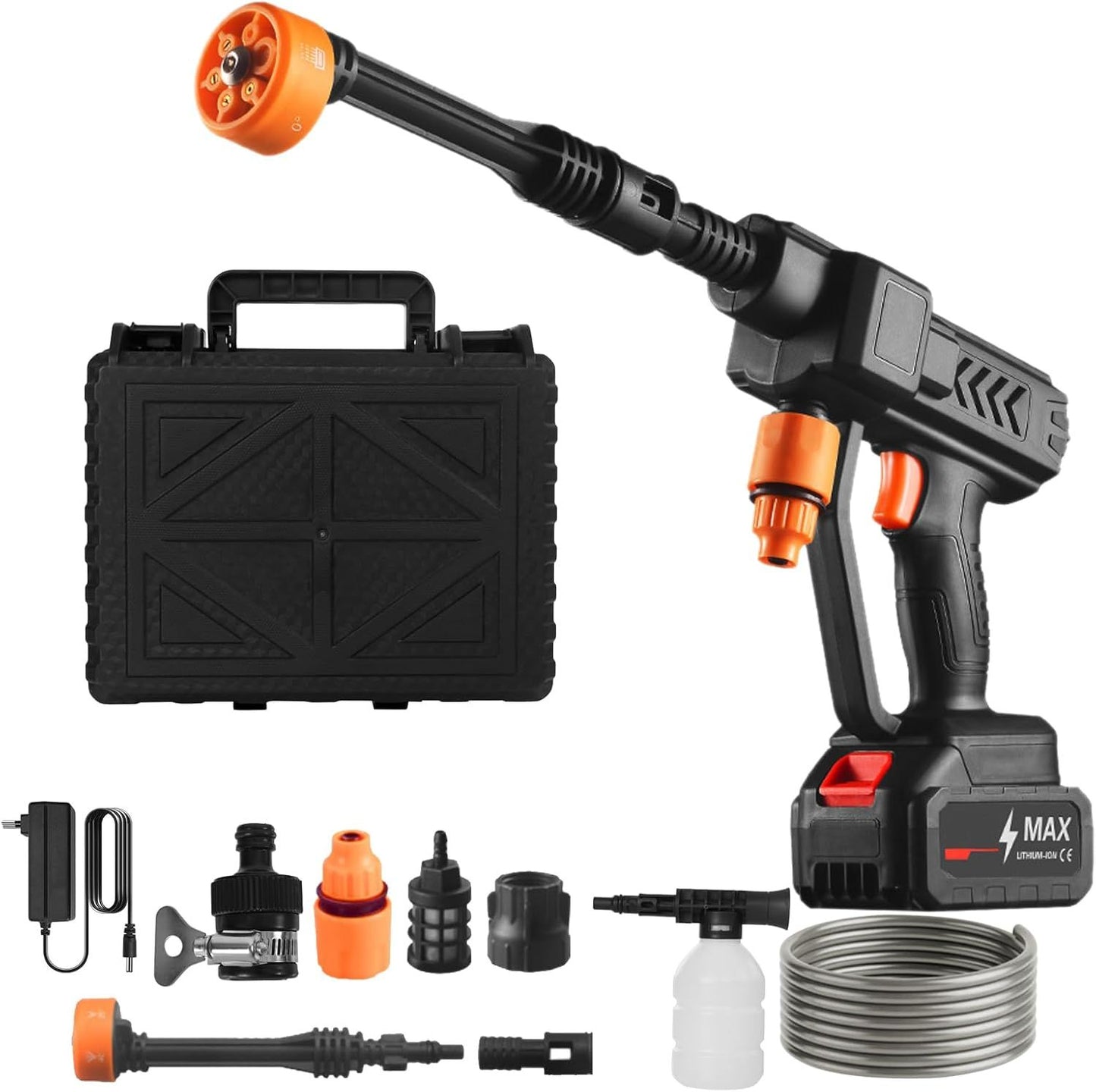 High Pressure Water CLEANING GUN (Rechargeable)